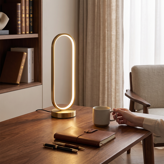 Orbit Circular Desk Lamp lifestyle