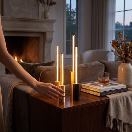 Acrylic Glow Table Lamp lifestyle