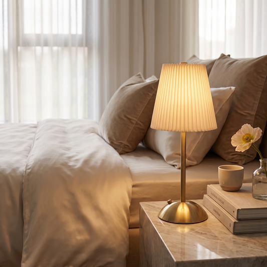 Pleat Mini Table Lamp lifestyle