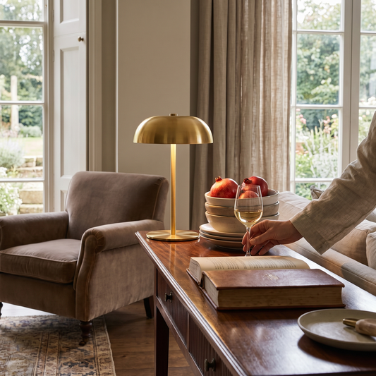 Meridian Cordless Iron Lamp lifestyle
