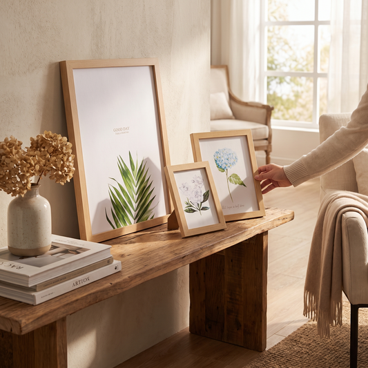 Natural Beechwood Photo Frame lifestyle