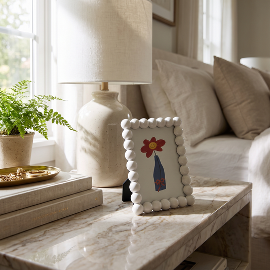 Kawaii Beaded Tabletop Photo Frame lifestyle