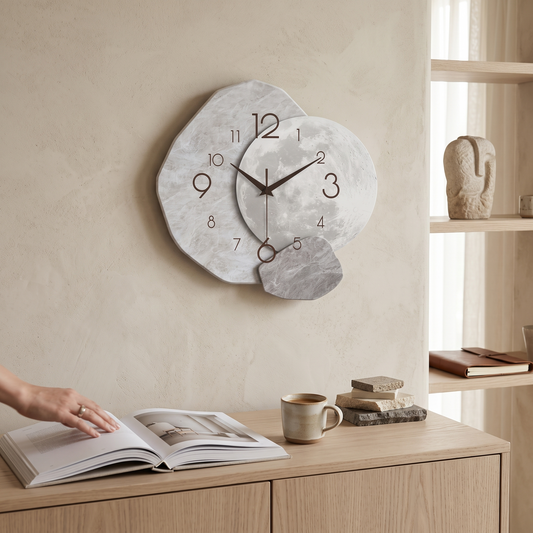 Moon Design Silent Wall Clock lifestyle
