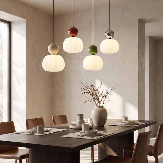 Nordic Pumpkin Pendant Light lifestyle