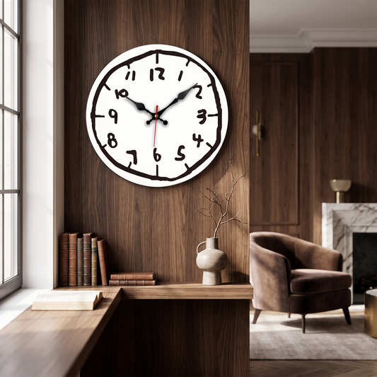Cartoon Graffiti Wall Clock lifestyle