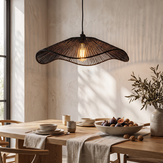 Handwoven Rope Pendant Shade lifestyle